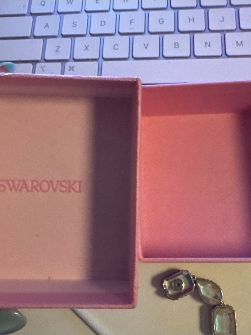 Swarovski Orbita bracelet with Pink Crystal Accents ❗️Lowest price❗️ - Picture 8 of 9